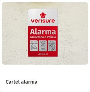 cartel alarma